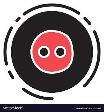 Unusual look web icon of modern social network vector image