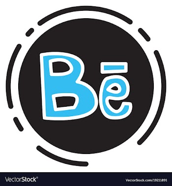 Unusual look web icon of modern social network vector image
