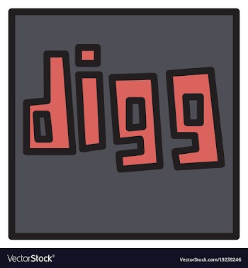 Unusual look web icon of modern social network vector image