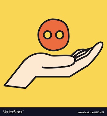 Unusual look web icon of modern social network vector image