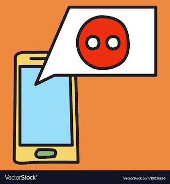 Unusual look web icon of modern social network vector image