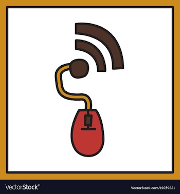 Unusual look wifi signal vector image