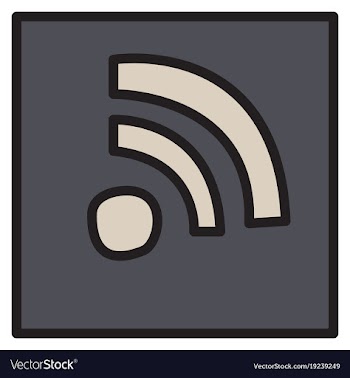 Unusual look wifi signal vector image