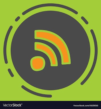 Unusual look wifi signal vector image