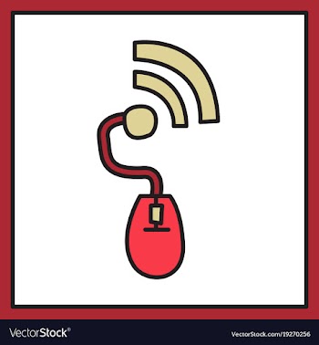 Unusual look wifi signal vector image