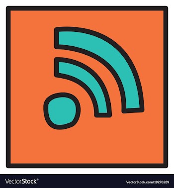 Unusual look wifi signal vector image