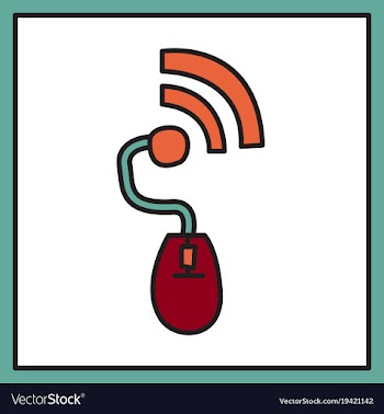 Unusual look wifi signal vector image