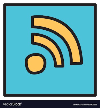 Unusual look wifi signal vector image