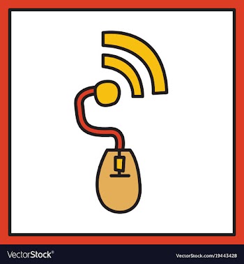Unusual look wifi signal vector image