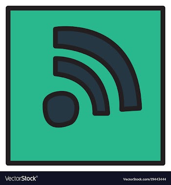 Unusual look wifi signal vector image