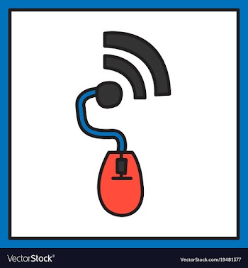 Unusual look wifi signal vector image