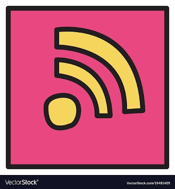 Unusual look wifi signal vector image