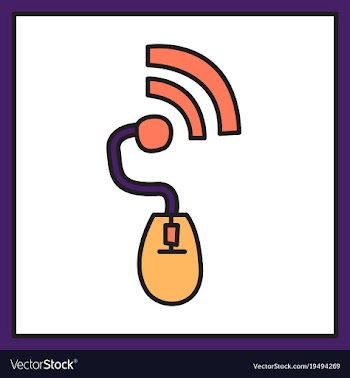 Unusual look wifi signal vector image