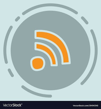 Unusual look wifi signal vector image