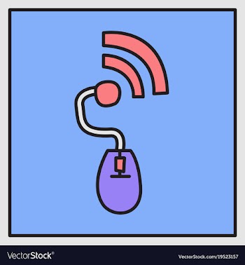 Unusual look wifi signal vector image