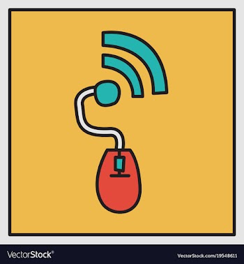 Unusual look wifi signal vector image