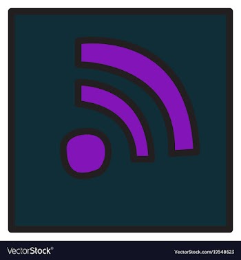Unusual look wifi signal vector image
