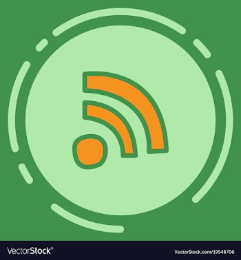 Unusual look wifi signal vector image