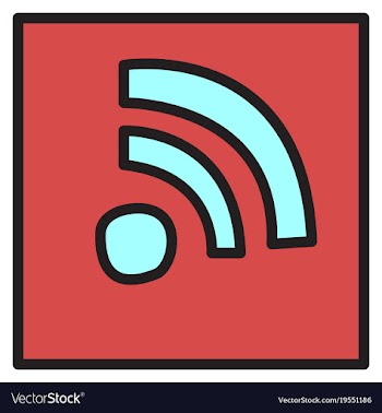 Unusual look wifi signal vector image