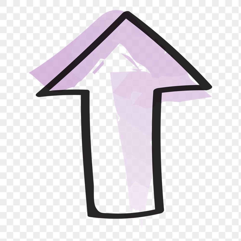 Up arrow png, doodle icon | Free Icons - rawpixel