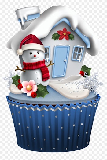 ᗰу Ꮮíɩ Çupçɑƙє Christmas Clipart, Merry Christmas, - Winter-kuchen-weihnachtskarte, Schneemann-kleiner Karte