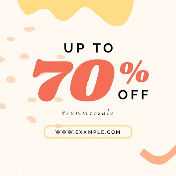 Up to 70% off social template vector  | Free  vector - 2288994