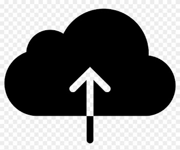 Upload To Cloud Filled Icon - Black Upload Icon