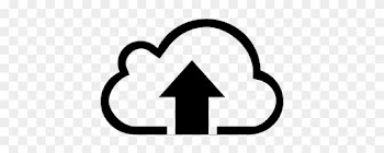 Upload To Internet Cloud Symbol Vector - Icon Upload To Cloud
