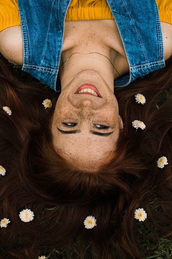 Upside Down Photo Of Woman 