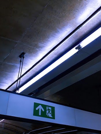 Upstairs Signage