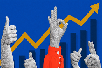 Upward Growth: Mixed Media Collage of Positive Gestures