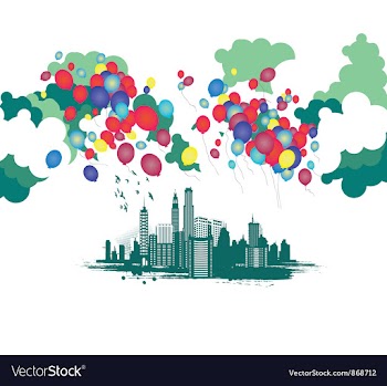 Urban abstract background vector image