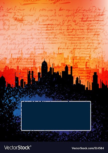 Urban background vector image