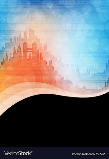 Urban background vector image