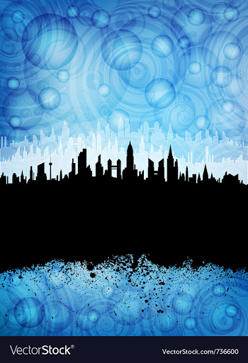 Urban background vector image
