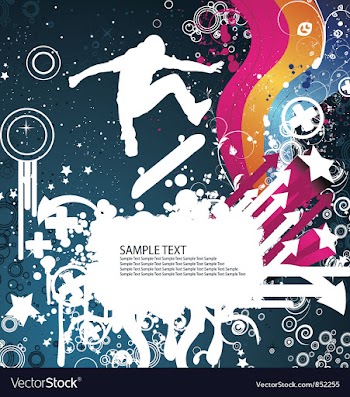 Urban background vector image