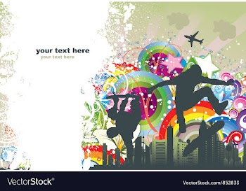Urban background vector image