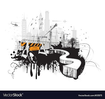 Urban background vector image