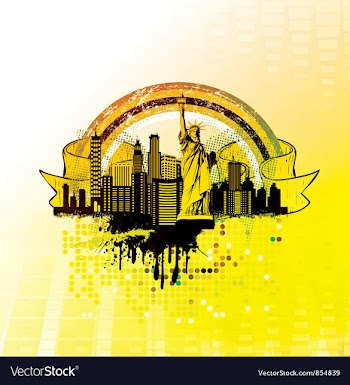 Urban background vector image