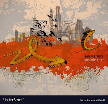 Urban background vector image