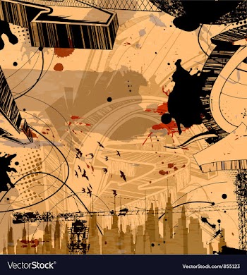 Urban background vector image