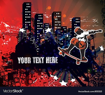 Urban background vector image