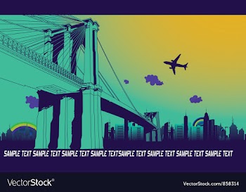 Urban background vector image