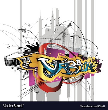Urban background vector image