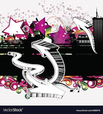 Urban background vector image