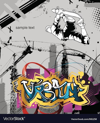 Urban background vector image