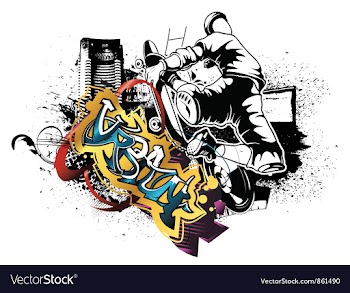 Urban background vector image