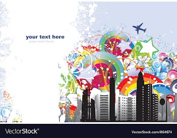 Urban background vector image