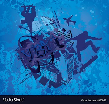Urban background vector image