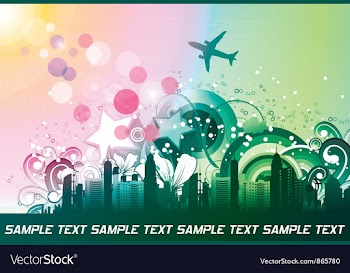 Urban background vector image
